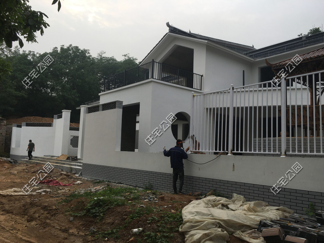 混凝土|花110万在老家建中式合院！这才是豪宅该有的样子！太美了