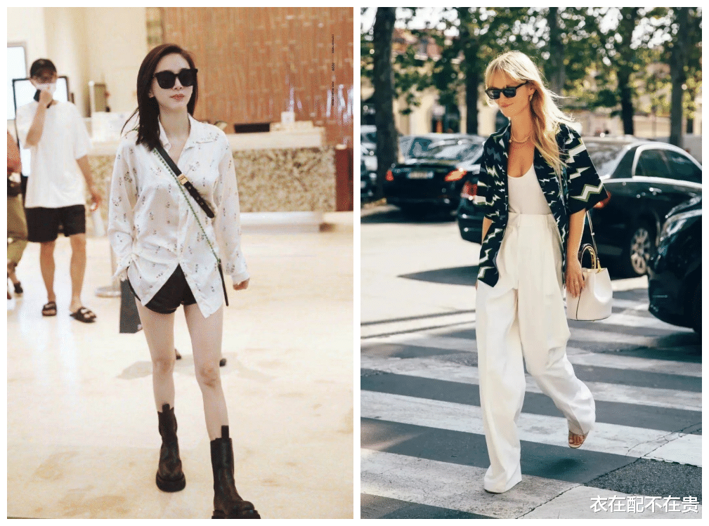 衣在配不在贵|超模吕燕穿衬衫出游，外籍富豪老公一脸胡渣，混血儿子也难得露脸