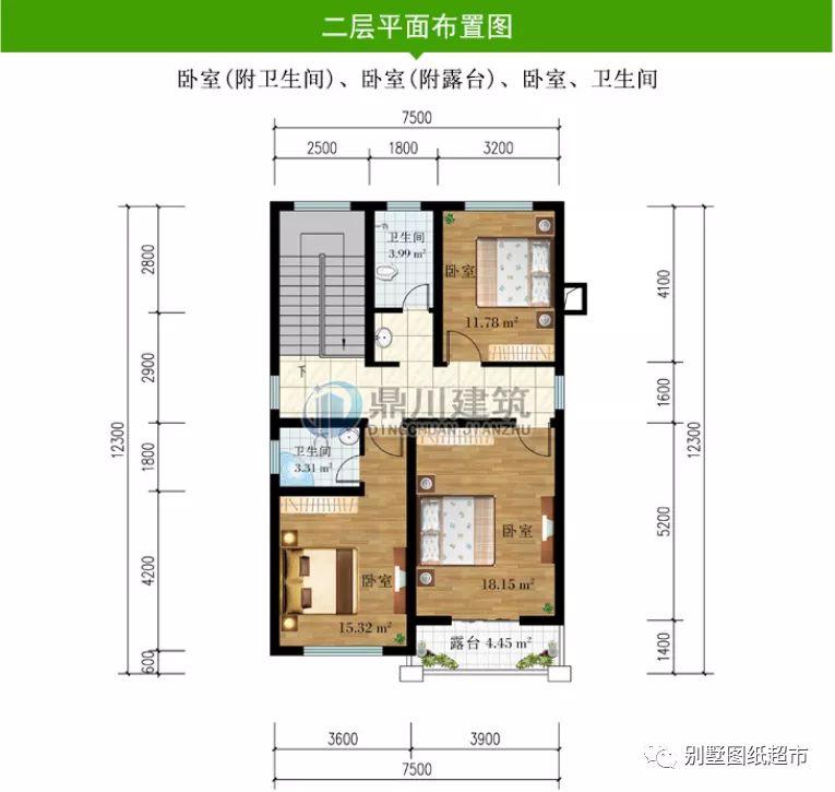 超小开间面宽最小仅4.5米，6款农村别墅，小户型也有大幸福
