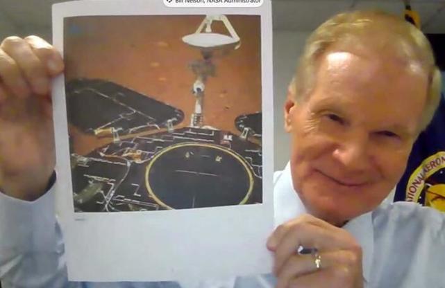 白鲸新视点 NASA局长展示中国火星车照片，要求美国国会打钱，否则失去先机