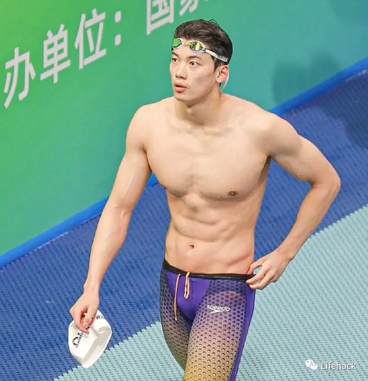 全运会|汪顺最新泳裤照曝光，公狗腰太绝了