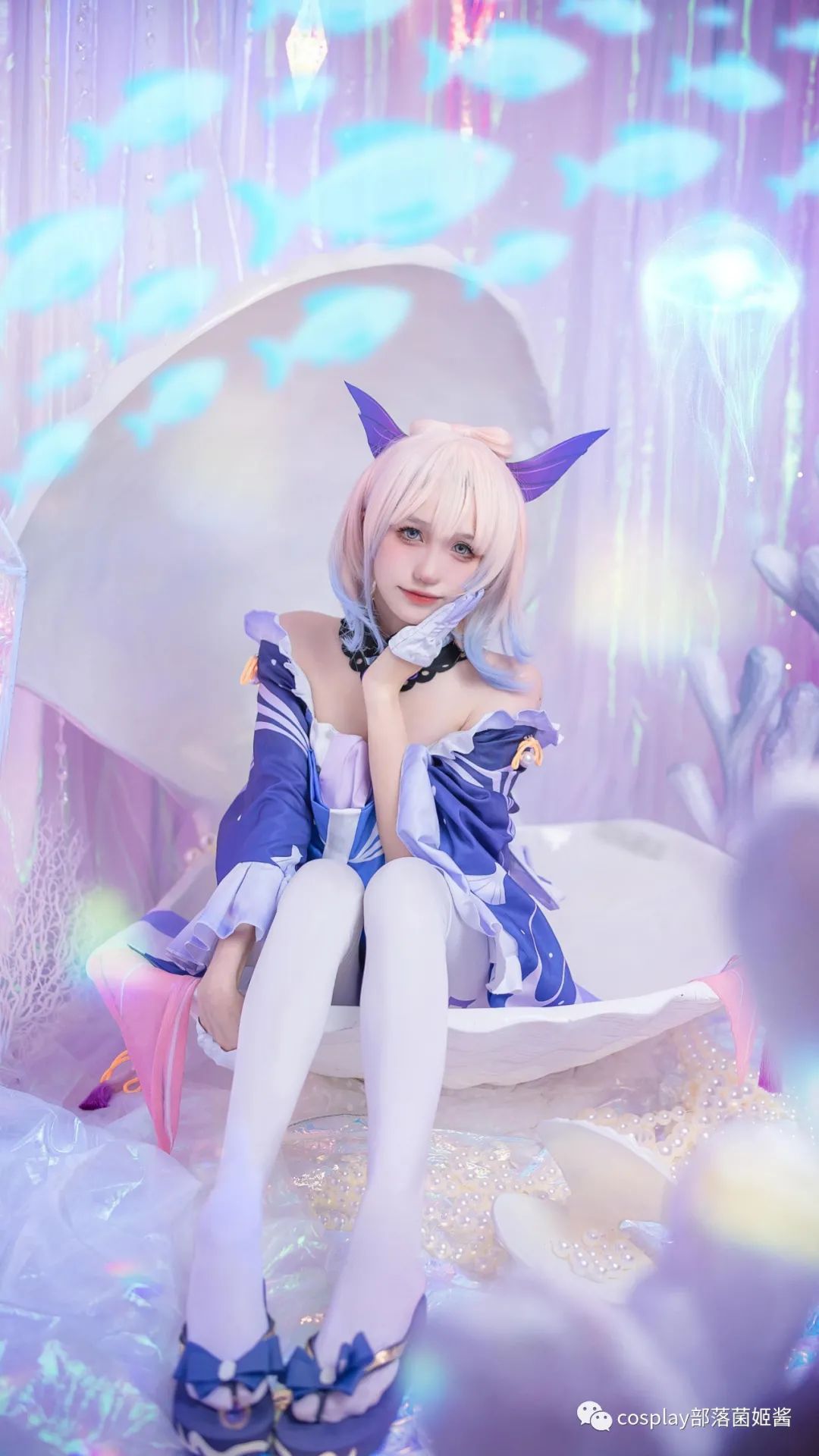 |cos：原神珊瑚宫心海cos正片@原奈