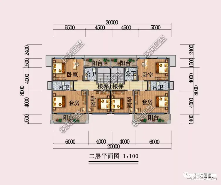 |两兄弟建房，看看这栋中式双拼，架空设计美观又大方