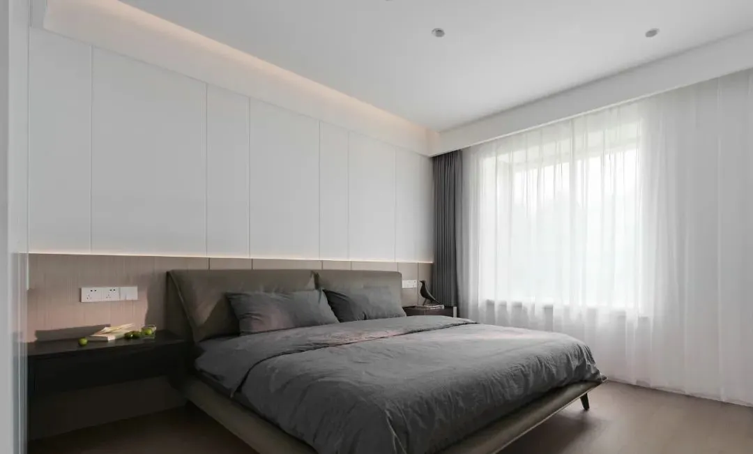 老房翻新 | 129平素色调三居室,整体的搭配,诠释了简约与耐看