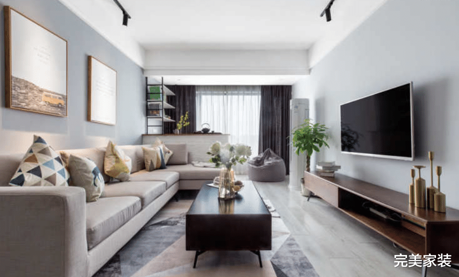 北欧三居室大改造，把阳台做成阳光吧台，构建小两口的秘密家园