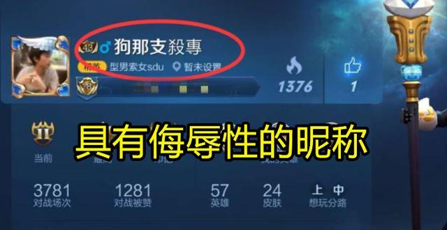 情侣|王者低俗“孤儿”ID泛滥，素质可见一斑，这种ID连天美都忍受不了