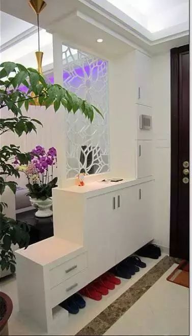 |玄关鞋柜这样装,漂亮又实用,一进门就能轻松换鞋!