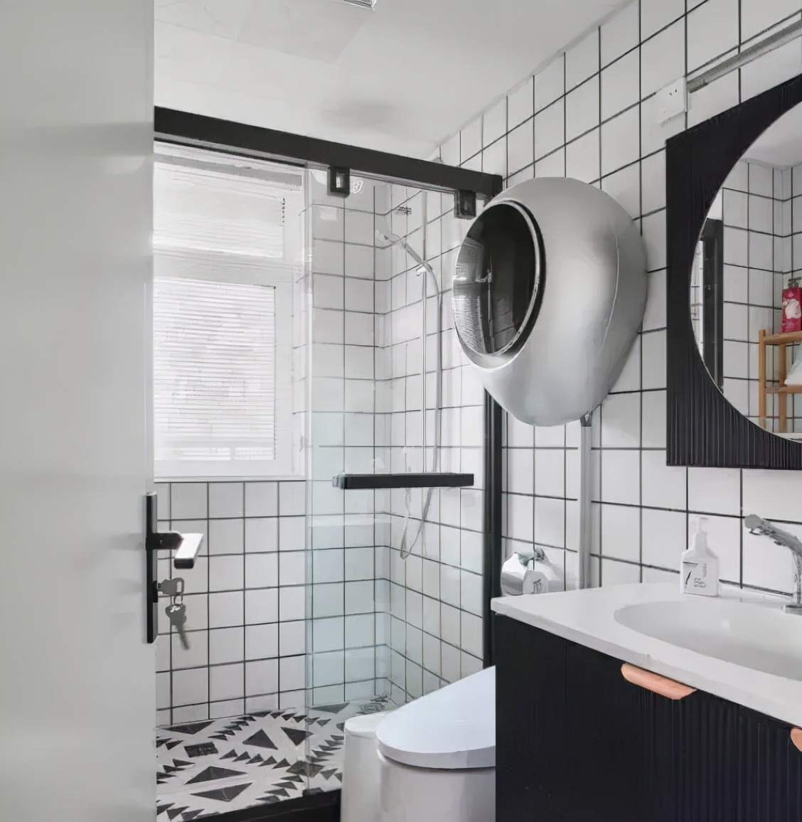 为什么你家卫生间那么挤，原来洗衣机摆放有讲究！