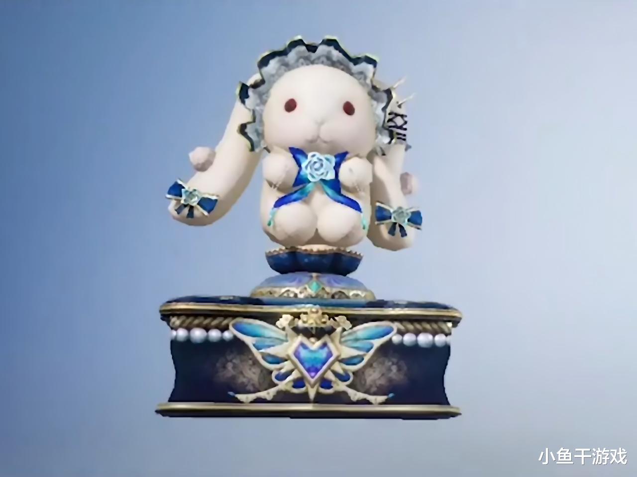 玫瑰 “吃鸡”玫瑰军需实战抢先看，女款蓝色双马尾，软兔背包很可爱！
