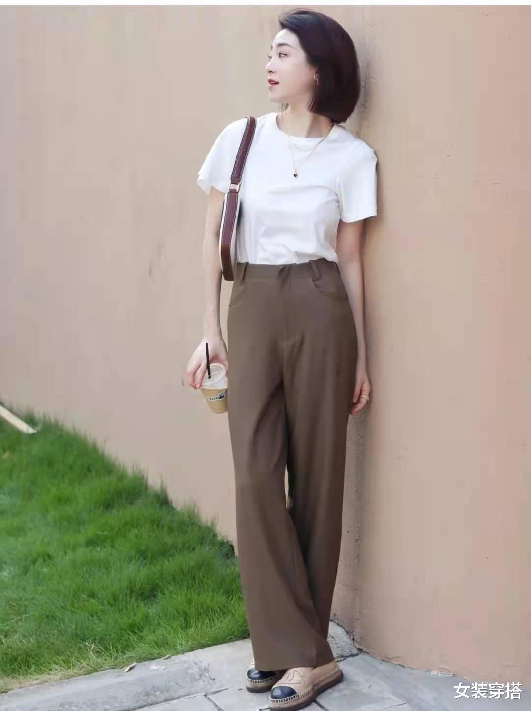女装穿搭|今年流行的女式阔腿裤