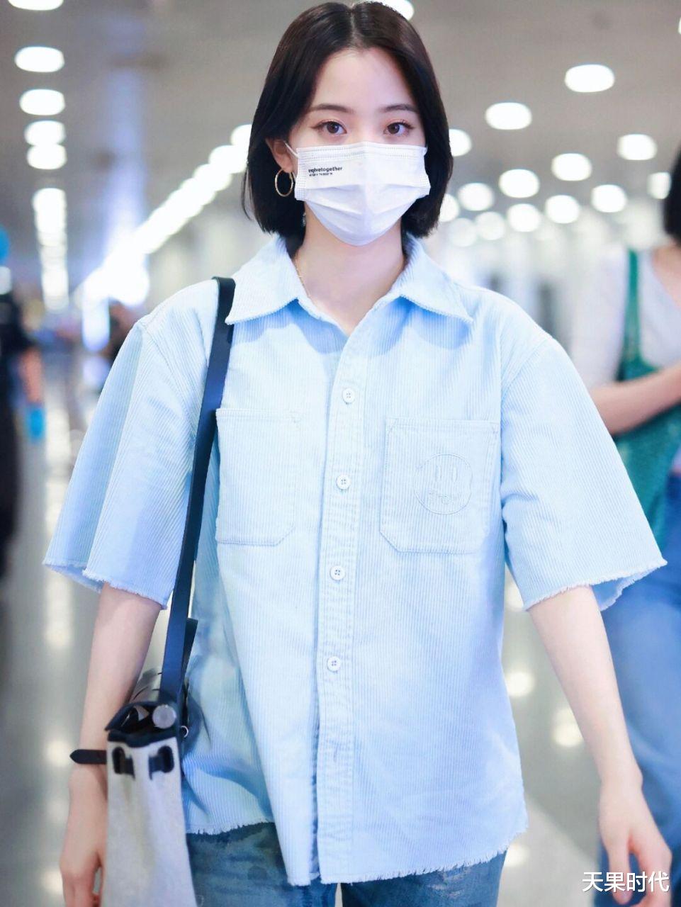 穿衣搭配|欧阳娜娜难得换风格，短发假小子穿搭元气又时尚，美得差点认不出