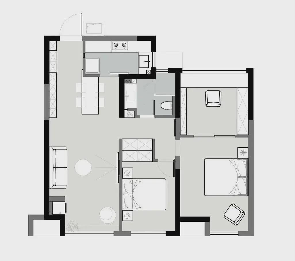 96㎡简约北欧风，极简即美，这是什么神仙装修