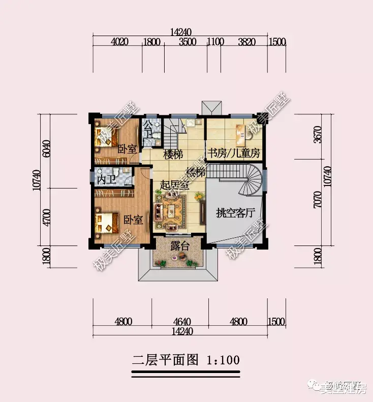 |新中式别墅,才是国人的理想住宅,对称设计显大气!