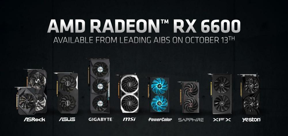 radeon|AMD发布新款入门级显卡Radeon RX6600，锁定更小机箱组装使用需求