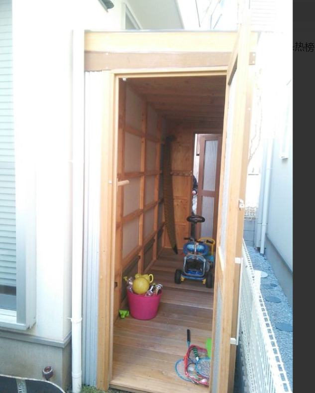 简易设计 门前可学日本这样去设计，可收纳可种花，70cm左右空间可抵一间房