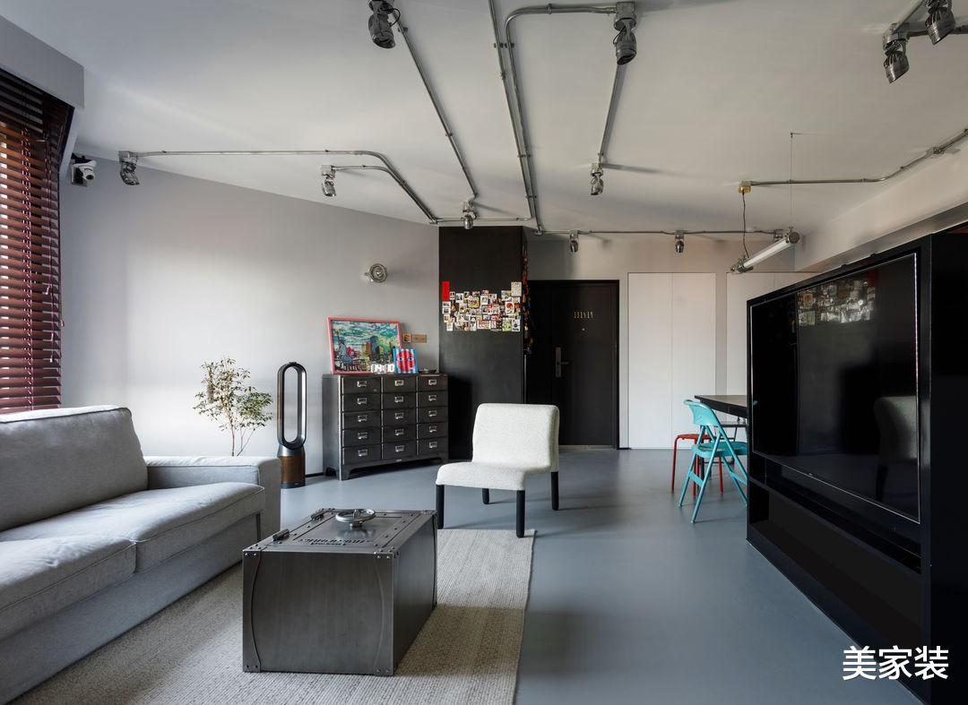 用工业风展露空间的狂野之美，享受独一无二的空间，让你爱上回家