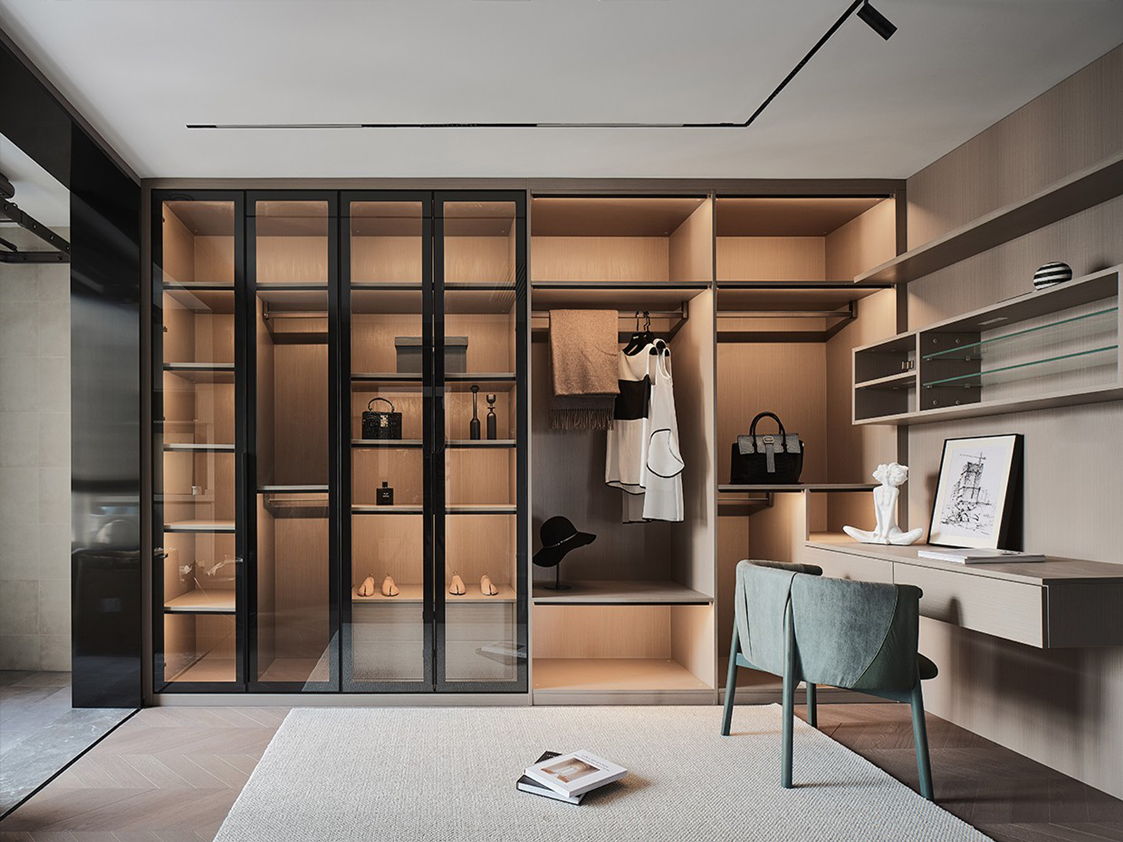 【鲁班装饰】招商雍和府138㎡现代简约风格，尽享生活纵容