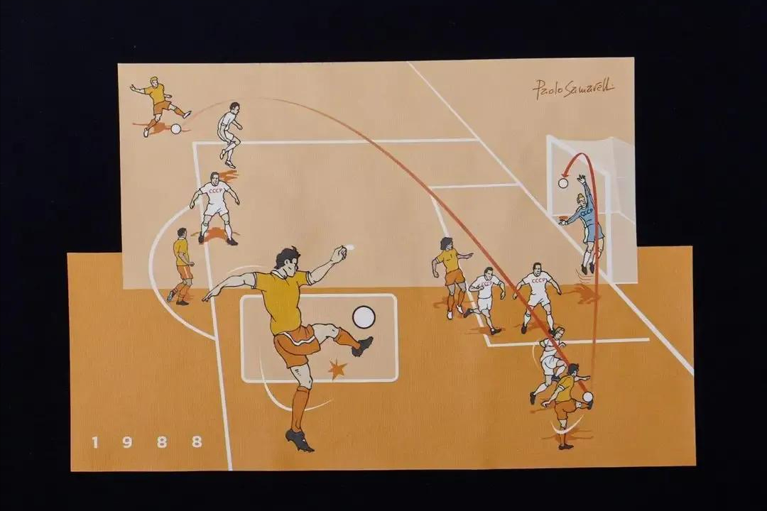 漫画家|经典永流传!漫画家再现足球史上的10个瞬间,哪一个是你的青春?