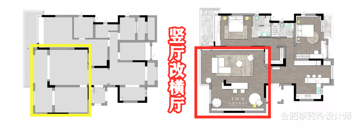 |体验过才知道“横厅户型”好住，这5种横厅方案，随便装装都洋气