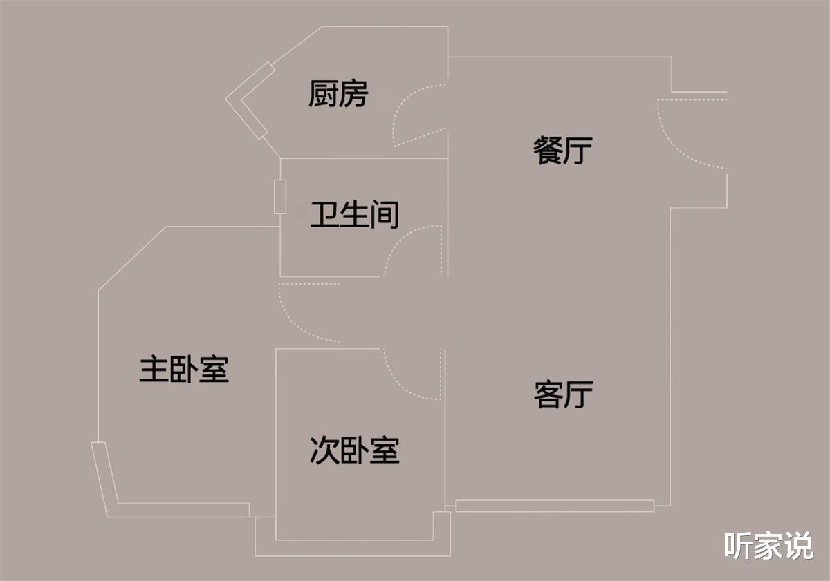 香港80后夫妻买下45㎡小家，搭起地台将两室变三室，网友：真的服