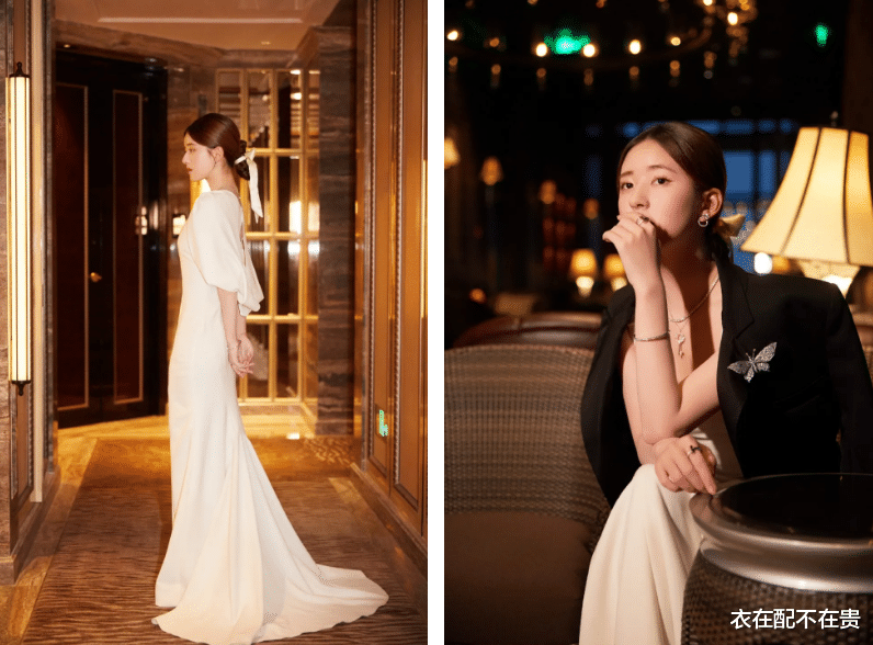 衬衫|杨颖又穿对了,把丝巾“绑”在辫子上,打扮简单也照样显年轻