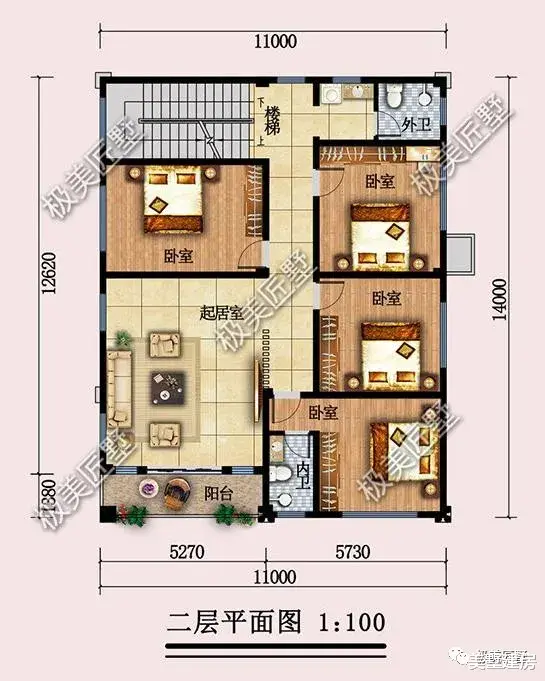 农村三层平顶简欧风怎么建好看,这个就可以参考!