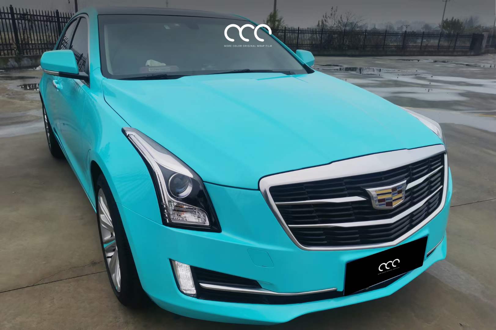 凯迪拉克|凯迪拉克漫彩改色膜水晶喀纳斯青