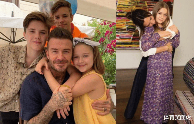 哈珀·贝克汉姆|贝克汉姆晒全家海边度假照！10岁小七依旧是团宠，如今却越发肥胖