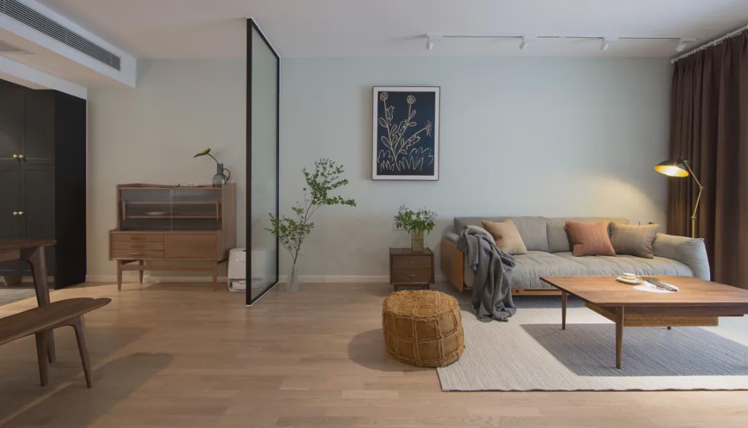 68m2潮流复古风格装修，打造自然宁静居住氛围