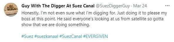 图说视界 苏伊士运河挖掘机小哥吐槽挖土还提到了中国, 像极了打工的我