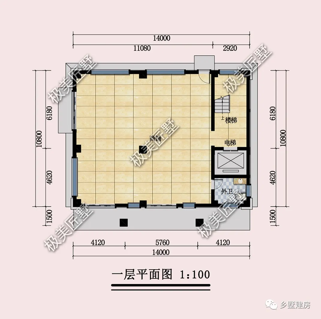 别墅|商住两用的四层别墅，内设电梯，半卷闲书一壶茶