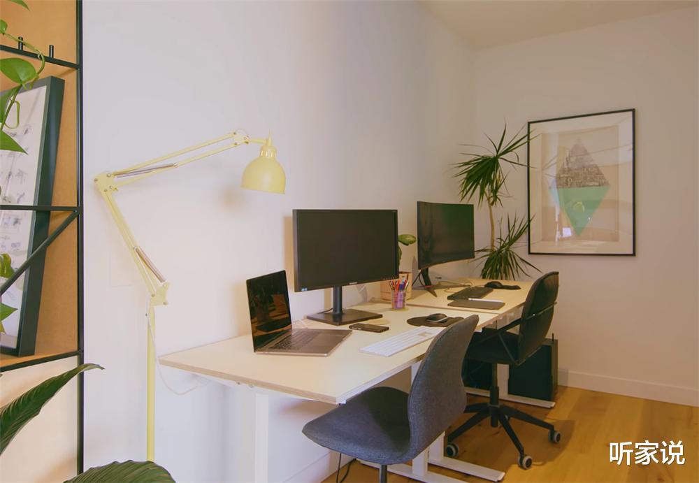 听家说|独居姑娘的1室2厅小家，55㎡面积做成开放式，卧室推拉门太实用了