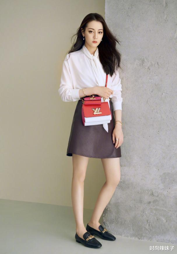 迪丽热巴|别再尬吹热巴的身材了，未修路透图公开，确定是同个人？