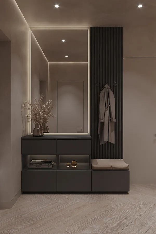 室内空间设计师：极简中性色，给人一种安静舒适的感觉！