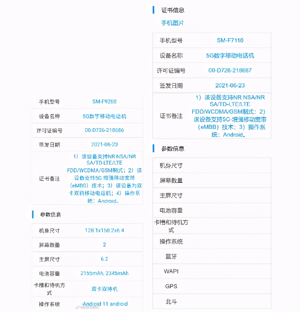 三星|侃哥：三星两款折叠屏新机入网 或8月发布