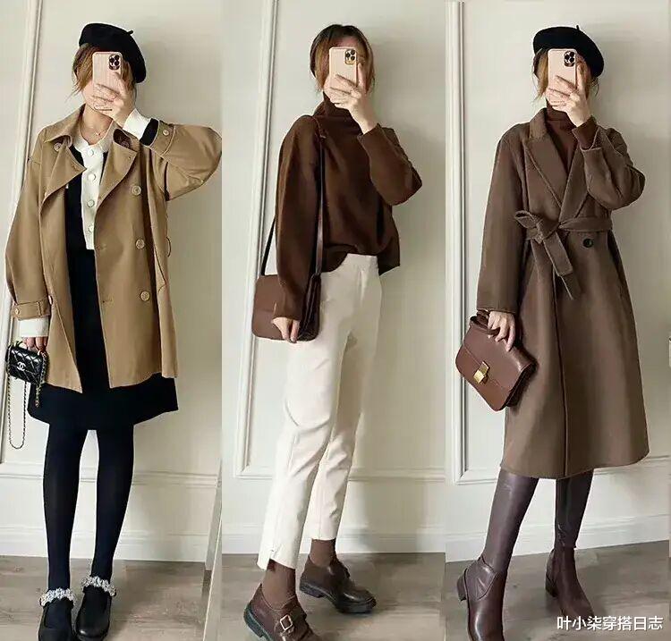 叶小柒穿搭日志 秋冬就该这么穿，不冻腿的轻熟风穿搭示范，减龄显瘦还时髦