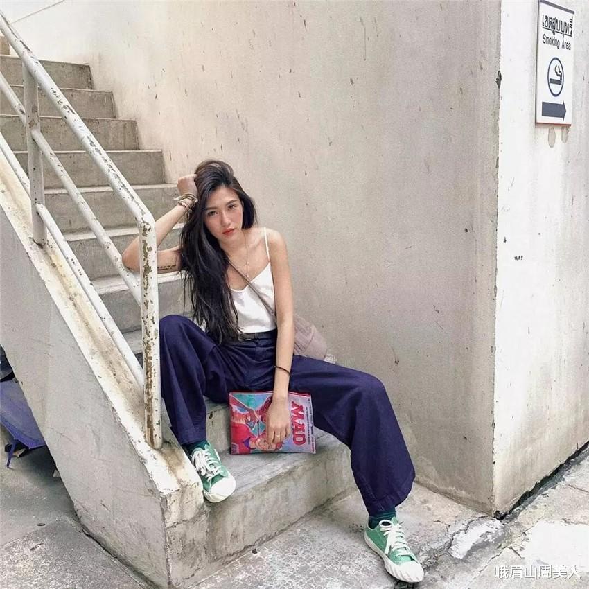峨眉山周美人|买了阔腿裤却不会穿？这6套“万能”搭配请收好，日常通勤都很适合