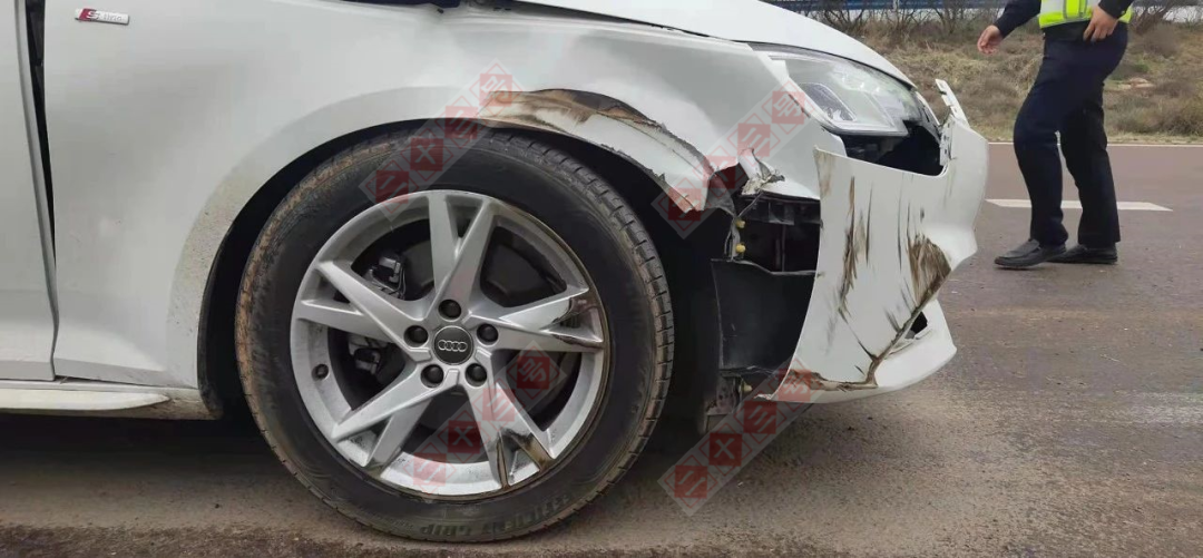 二十三 宁夏：情侣高速上当着朋友面亲嘴秀恩爱，结果追尾重型半挂车