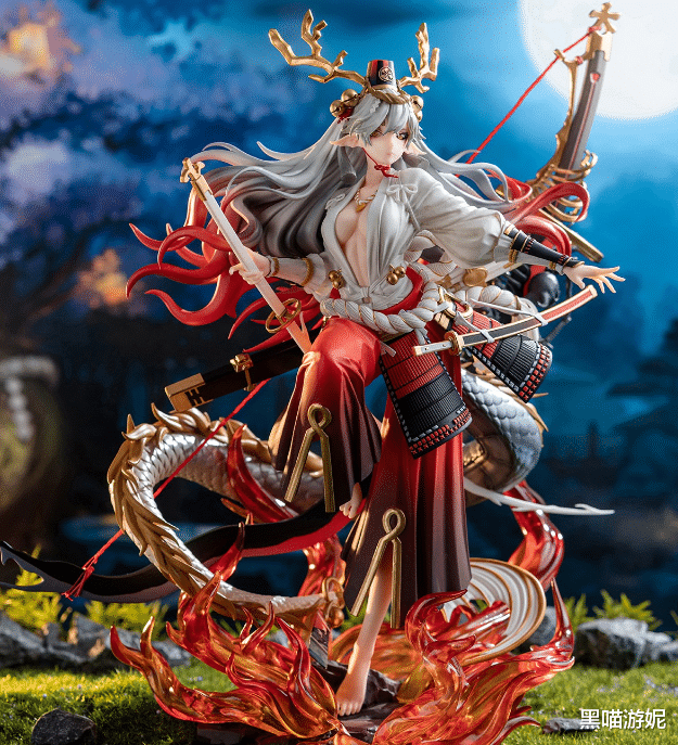 手办|阴阳师SSR铃鹿御前超绝比例手办公开 接近半米的大姐姐你喜欢吗