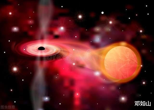 黑洞 “灭亡”恒星在黑洞喷流中闪射