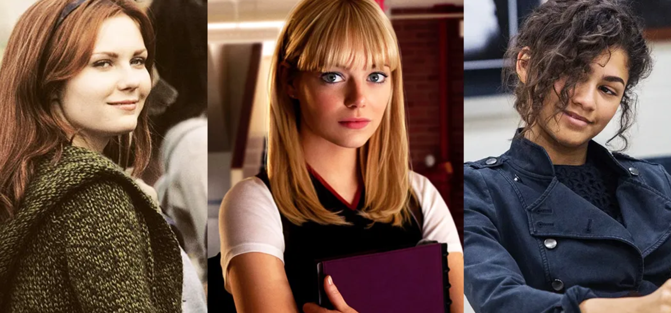 艾玛·斯通|三代“蜘蛛女”一览！赞达亚获封最正，艾玛·斯通戏份最重