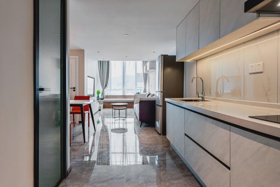 没钱买大房子，34㎡小户型将就一下，装修还不错，该有的都有