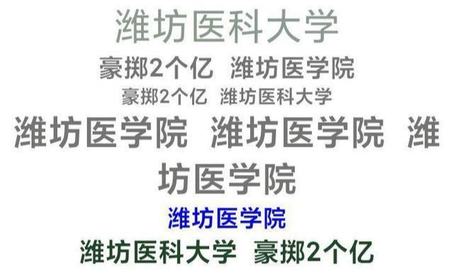 我是微笑了 潍坊医科大学呼之欲出，潍坊医学院全力冲刺，豪掷两个亿！