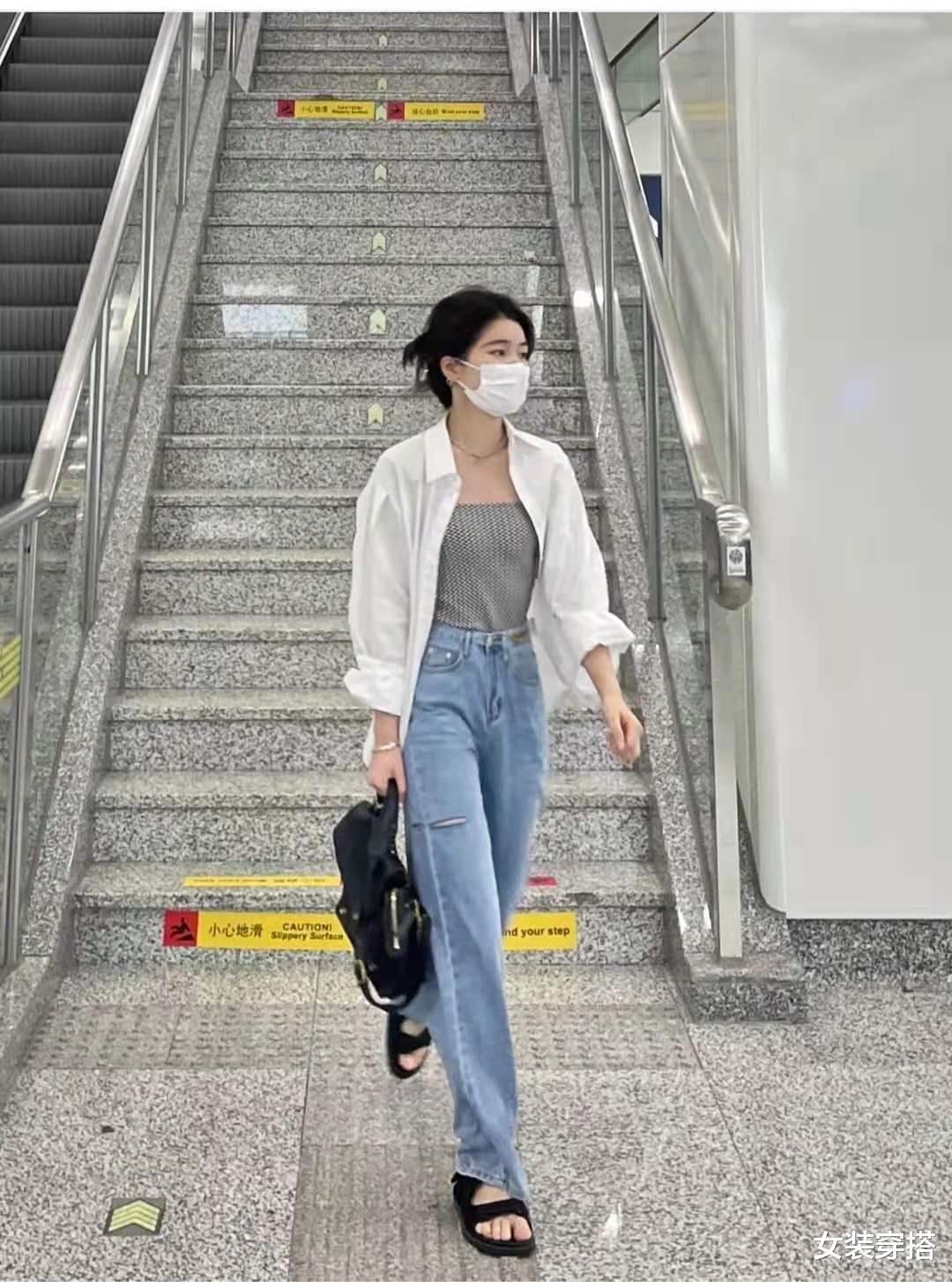 女装穿搭|秋天牛仔裤搭配什么样的上衣外套