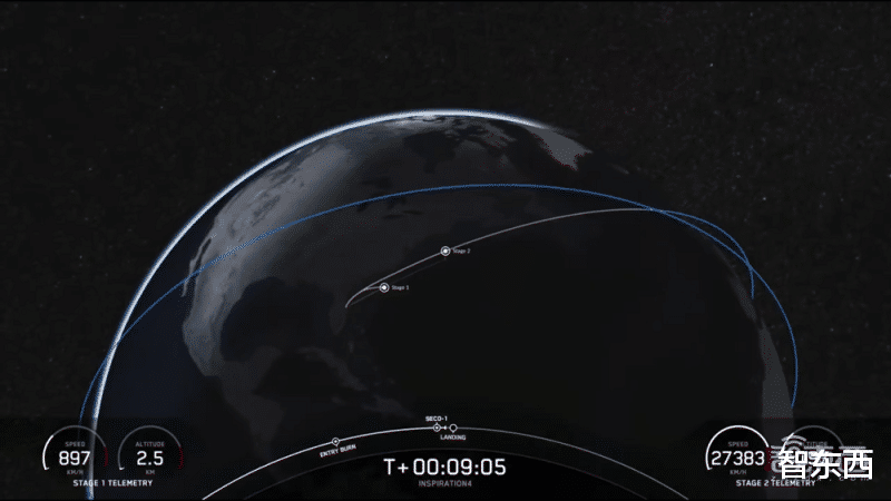 太空 人类首个全平民太空旅行!马斯克送4位乘客去太空玩3天