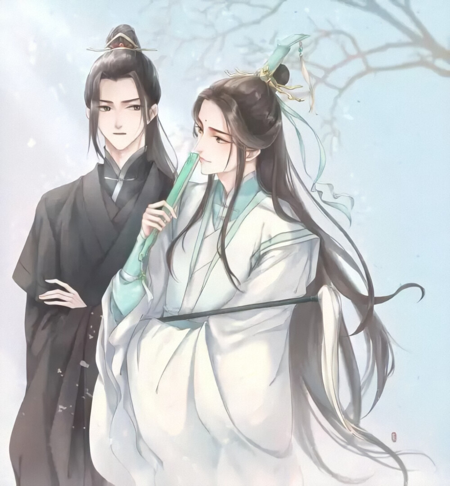 谢怜|天官漫画：谢怜当众维护鬼王花城，裴宿流放，君吾老父亲操碎了心
