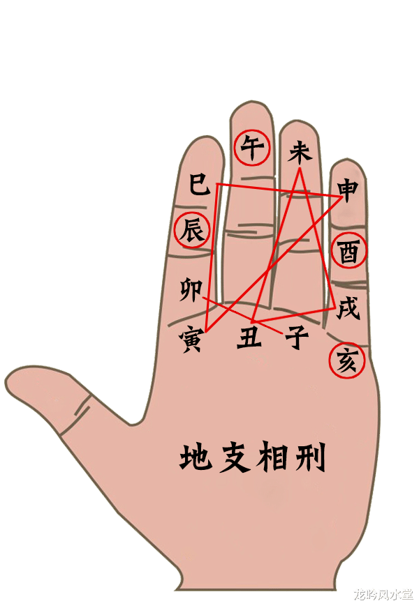 龙吟风水堂 初学易时常用的六种地支掌诀