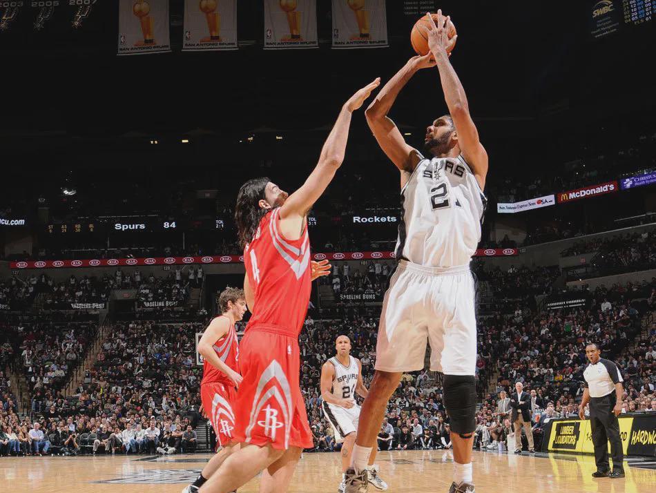 蒂姆·邓肯|为什么NBA球员投篮都是空心，打板得分很少？其实板神不只是邓肯