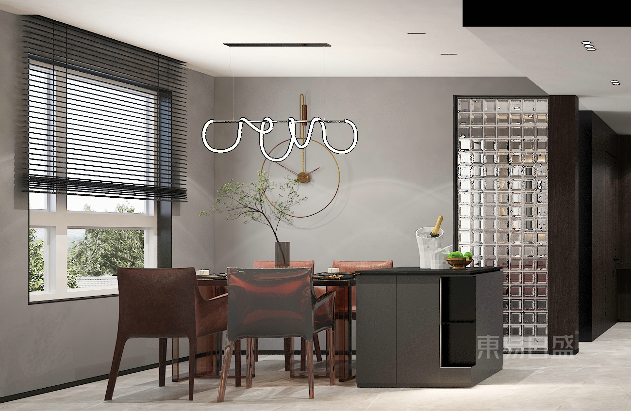 万达小区 | 130m2极简风，大胆的设计，年轻人的高级感