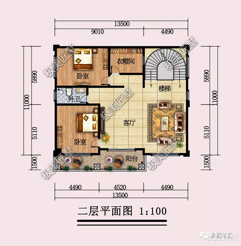房贷|13×11米农村大家庭别墅这样建，让你尽享温馨家庭！